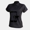 Women's piped performance polo Thumbnail
