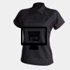 Women's piped performance polo Thumbnail