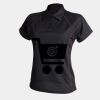 Women's piped performance polo Thumbnail
