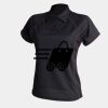 Women's piped performance polo Thumbnail