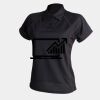 Women's piped performance polo Thumbnail
