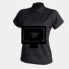 Women's piped performance polo Thumbnail