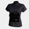 Women's piped performance polo Thumbnail