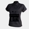 Women's piped performance polo Thumbnail