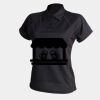 Women's piped performance polo Thumbnail
