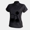 Women's piped performance polo Thumbnail