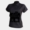 Women's piped performance polo Thumbnail