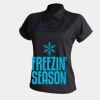 Women's piped performance polo Thumbnail