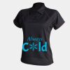 Women's piped performance polo Thumbnail