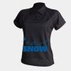 Women's piped performance polo Thumbnail
