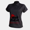 Women's piped performance polo Thumbnail