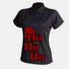 Women's piped performance polo Thumbnail