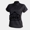 Women's piped performance polo Thumbnail