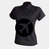 Women's piped performance polo Thumbnail