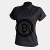 Women's piped performance polo Thumbnail
