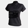 Women's piped performance polo Thumbnail