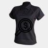 Women's piped performance polo Thumbnail