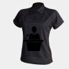 Women's piped performance polo Thumbnail