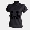 Women's piped performance polo Thumbnail