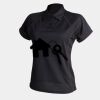 Women's piped performance polo Thumbnail
