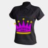 Women's piped performance polo Thumbnail
