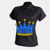 Women's piped performance polo Thumbnail