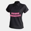 Women's piped performance polo Thumbnail