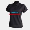 Women's piped performance polo Thumbnail