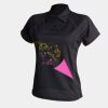 Women's piped performance polo Thumbnail
