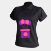 Women's piped performance polo Thumbnail