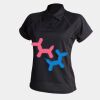 Women's piped performance polo Thumbnail