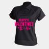Women's piped performance polo Thumbnail