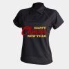 Women's piped performance polo Thumbnail