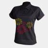 Women's piped performance polo Thumbnail