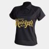 Women's piped performance polo Thumbnail