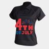 Women's piped performance polo Thumbnail