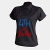 Women's piped performance polo Thumbnail