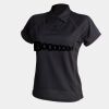 Women's piped performance polo Thumbnail
