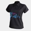 Women's piped performance polo Thumbnail