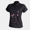 Women's piped performance polo Thumbnail