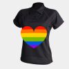 Women's piped performance polo Thumbnail