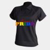 Women's piped performance polo Thumbnail