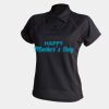 Women's piped performance polo Thumbnail