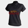 Women's piped performance polo Thumbnail
