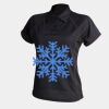 Women's piped performance polo Thumbnail