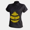 Women's piped performance polo Thumbnail