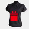 Women's piped performance polo Thumbnail