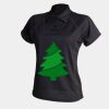 Women's piped performance polo Thumbnail