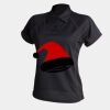 Women's piped performance polo Thumbnail