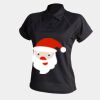 Women's piped performance polo Thumbnail